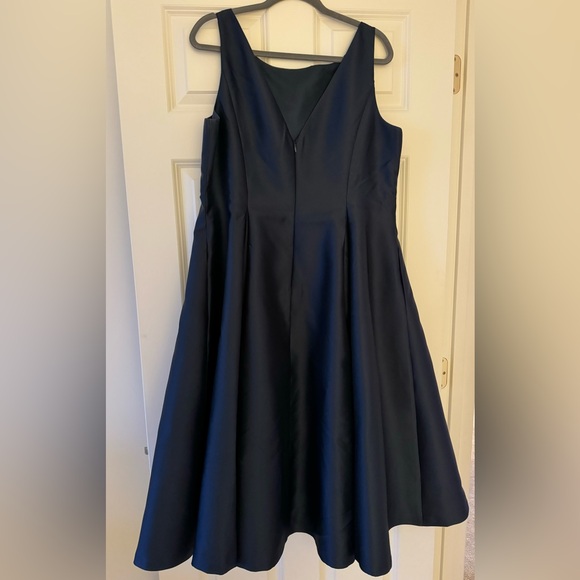 Adrianna Papell Navy Dress - Picture 3 of 5